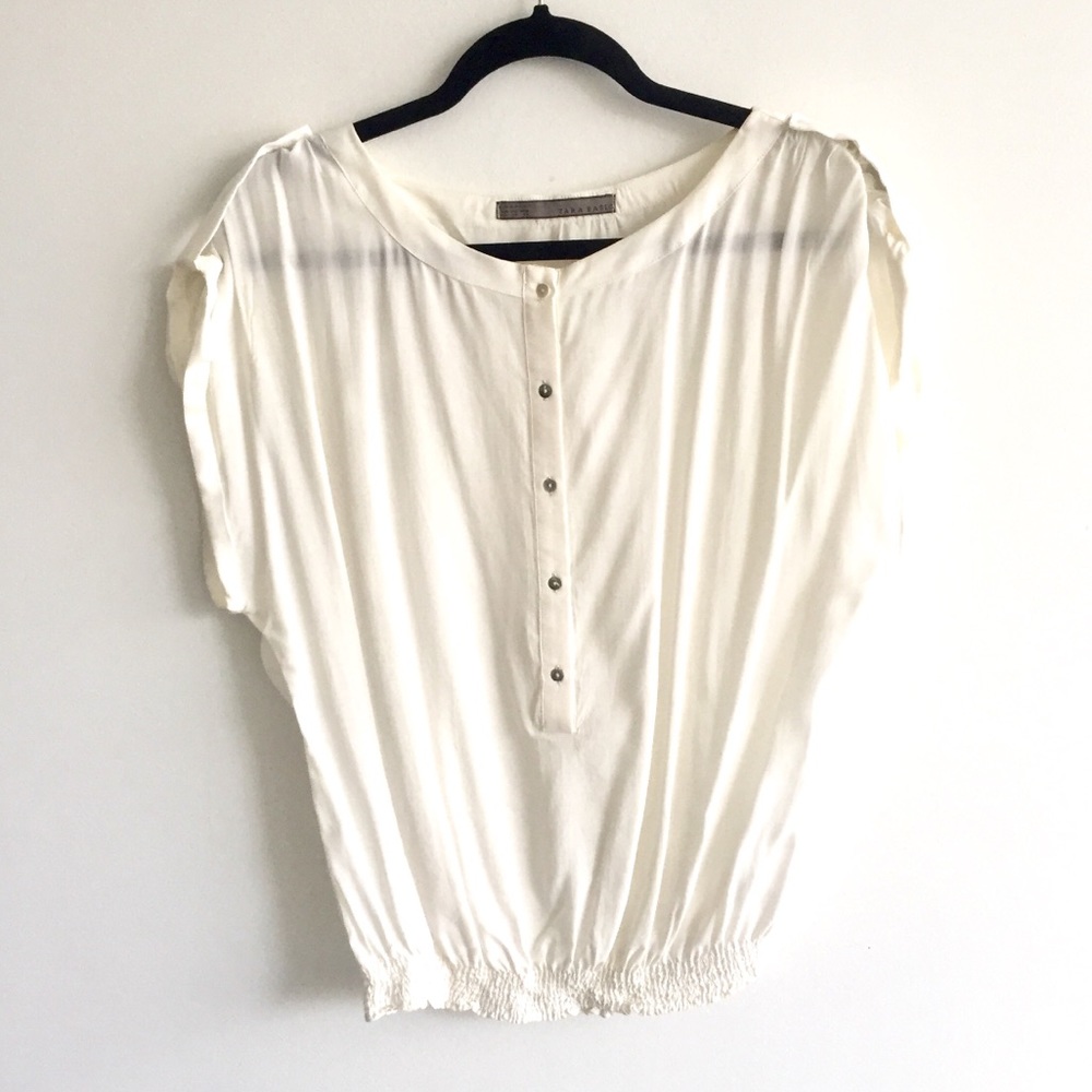 ZARA Cream Blouse